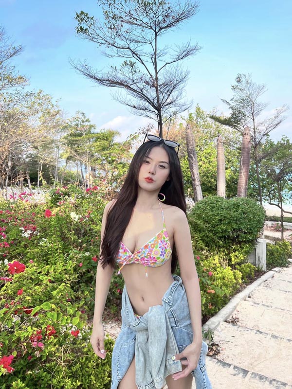 Duang Sp แจกวาร์ป ดวง ธมลวรรณ เน็ตไอดอล ชุดว่ายน้ำ แซ่บจัด 18+ 23